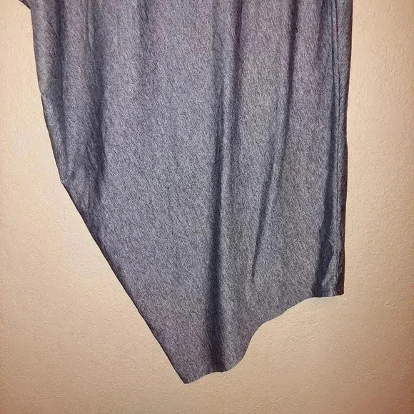 ATHLETA Sunlover Hilo Dress Gray Asymmetrical UPF 50 Swimsuit Cover Heather Sz M - Picture 3 of 6